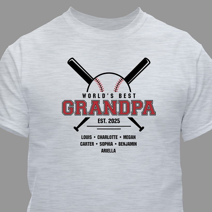 Personalized Baseball World's Best Men's T-Shirt#select-size_4x