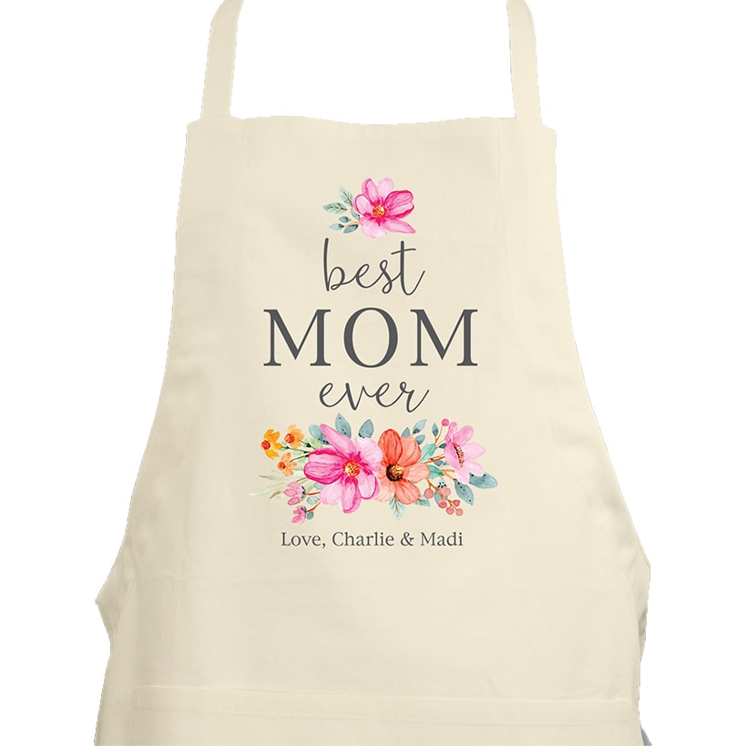 Personalized Best Mom Ever Apron