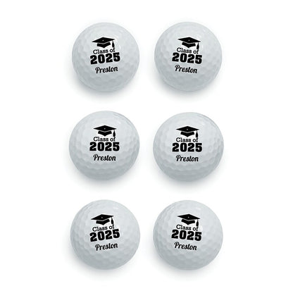 Personalized Name Golf Balls Set of 6