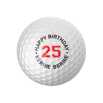 Personalized Golf Balls Set of 12