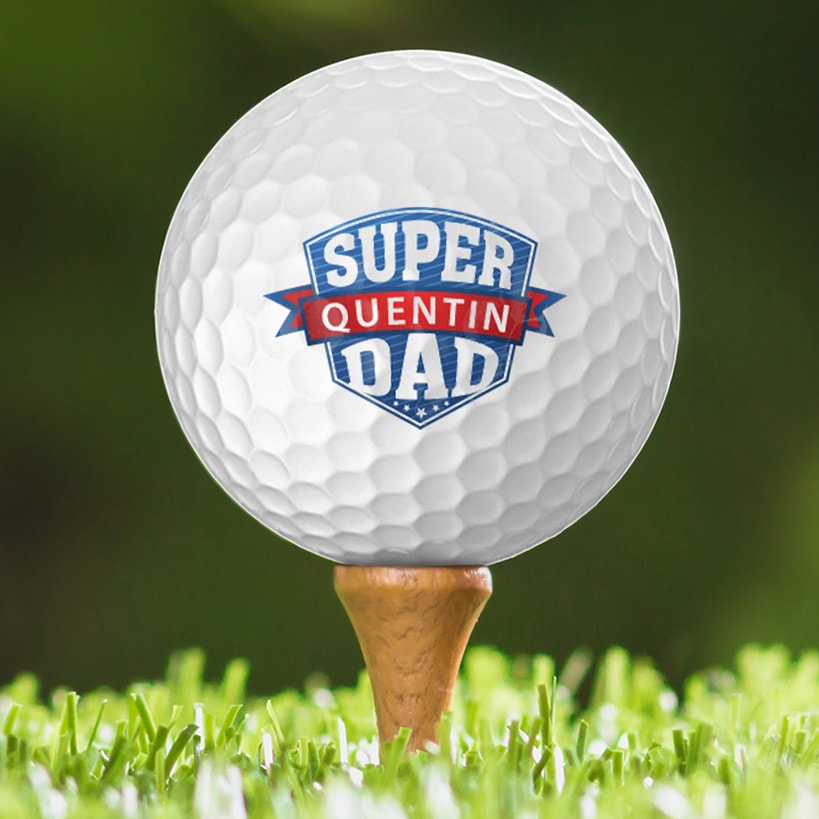 Personalized Golf Balls Set of 12#select-ball_super-dad