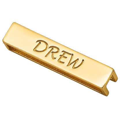 Personalized Plated Name Slider for Tech Watch