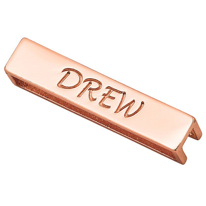 Personalized Plated Name Slider for Tech Watch