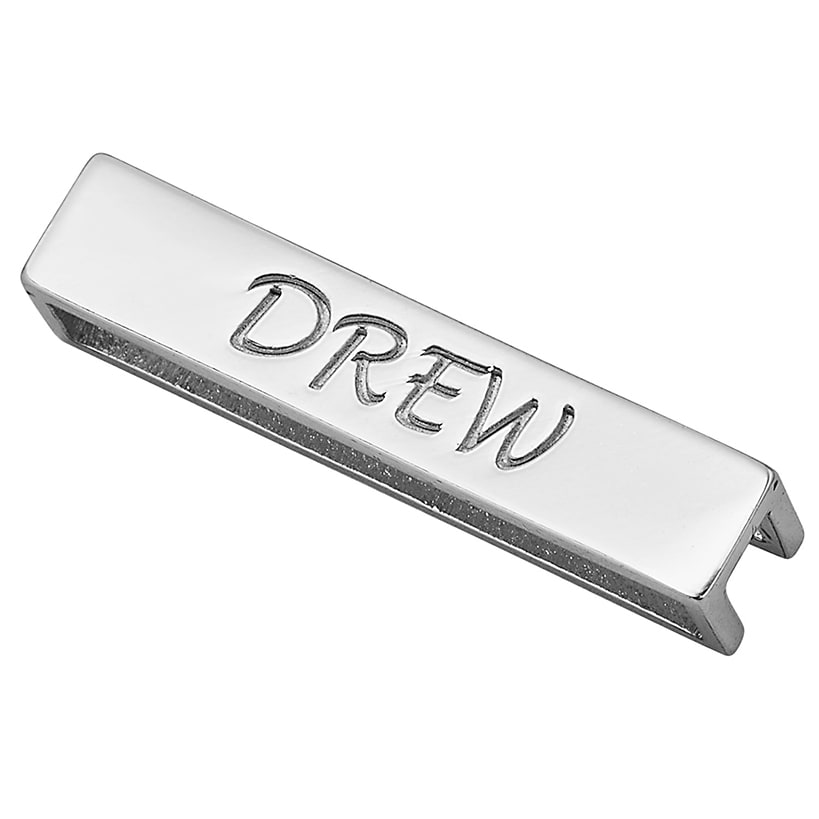 Personalized Plated Name Slider for Tech Watch