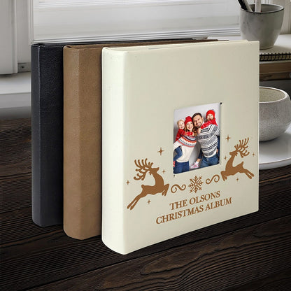 Personalized Christmas Reindeer Photo Album