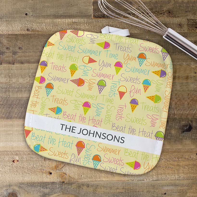 Personalized Summer Pot Holders
