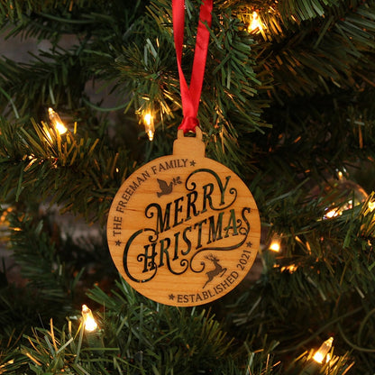 Personalized Wood Ornaments