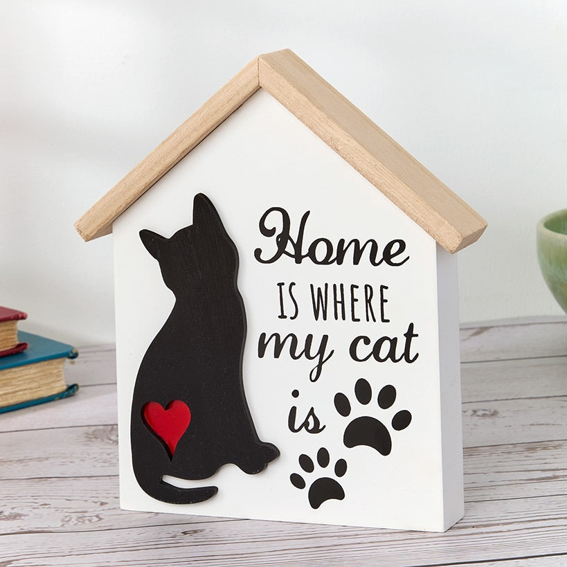 Cat and Dog Lover Wall Decor With Sentiment Or Frame#select-item_home-sign-cat