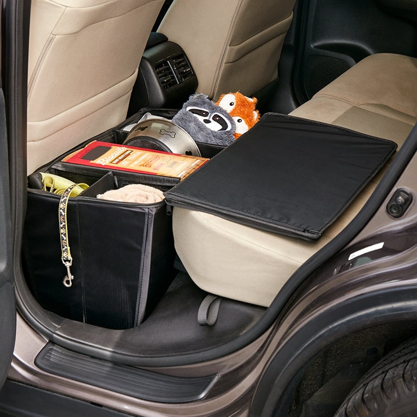 Pet Seat Extender with Storage - Safe and Organized Travel for Dogs