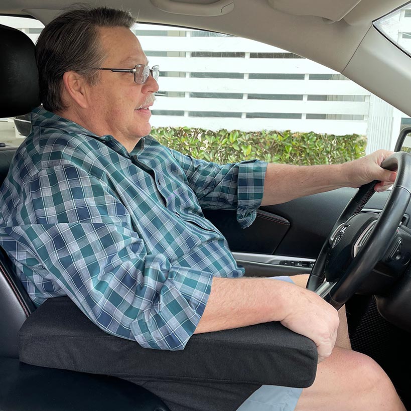 PillowMax Driving Pillow - Orthopedic Car Armrest Support Pillow