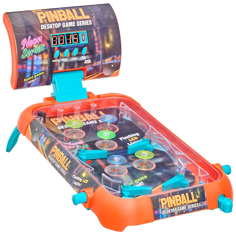 Pinball Table with Light and Sound-Arcade Action with Dual Flipper Controls