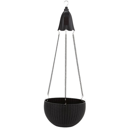 Hanging Basket Planter with Solar Light