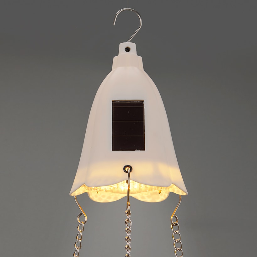Hanging Basket Planter with Solar Light