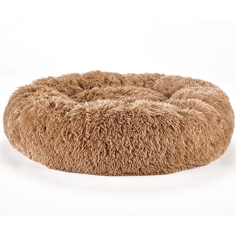 Small Round Pet Plush Donut Bed