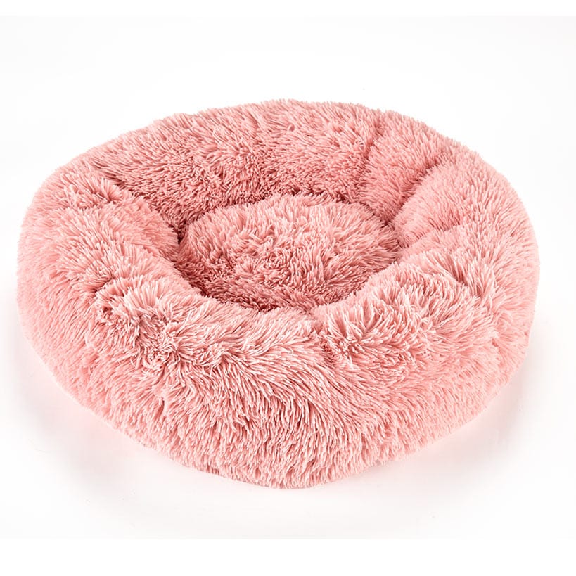 Small Round Pet Plush Donut Bed