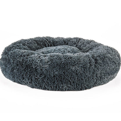 Small Round Pet Plush Donut Bed