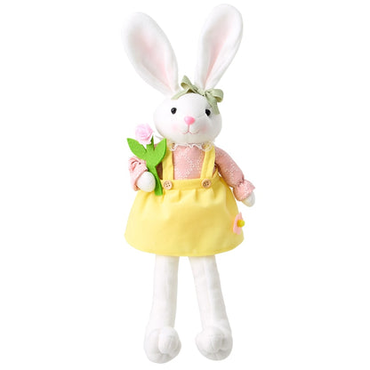 Easter Country Bunnies, Decorative Carrot Garland, or Carrot Wreath