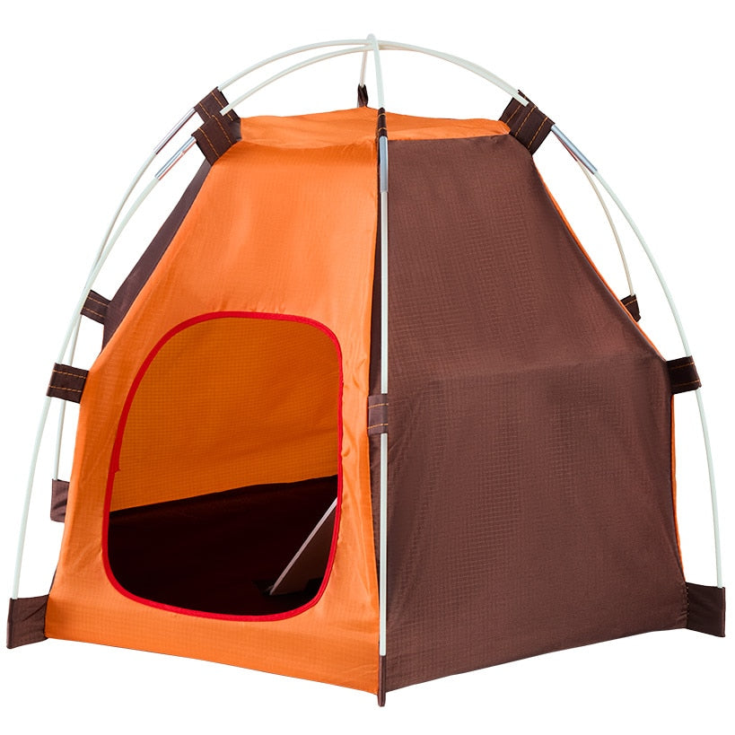 Outdoor Portable Pet Tent - Ventilated, Lightweight, with Carry Bag