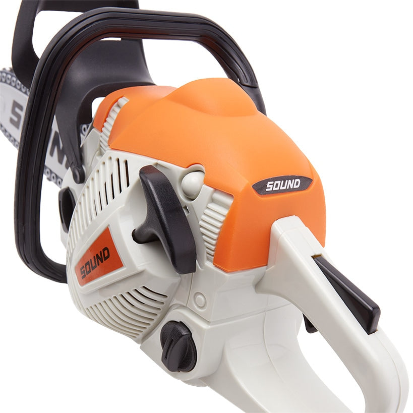 Kids' Chainsaw Toy - Realistic Sounds, Moving Chain, and Safety Goggles