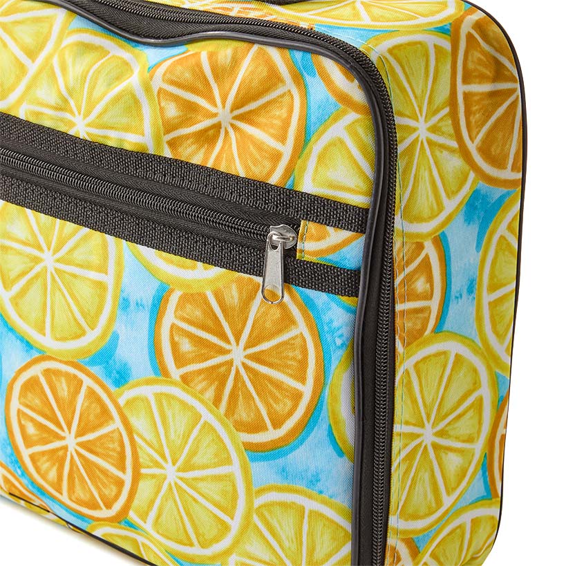 Insulated Travel Carry Bag for Casseroles - Citrus Print#select-color_citrus-on-blue