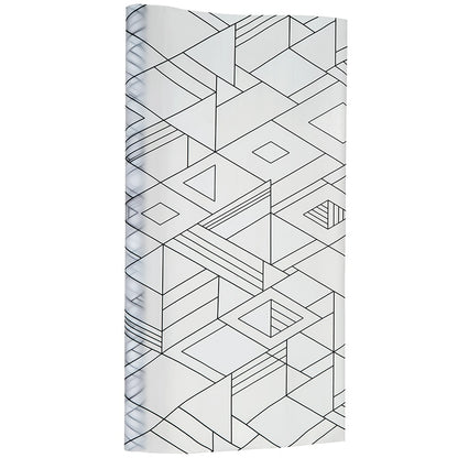 Window Film PVC Embossed In Geometric Ivy Or Square Design