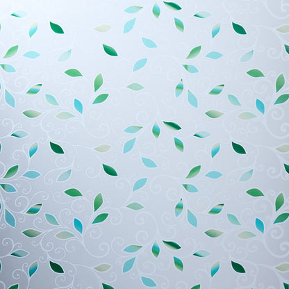 Window Film PVC Embossed In Geometric Ivy Or Square Design