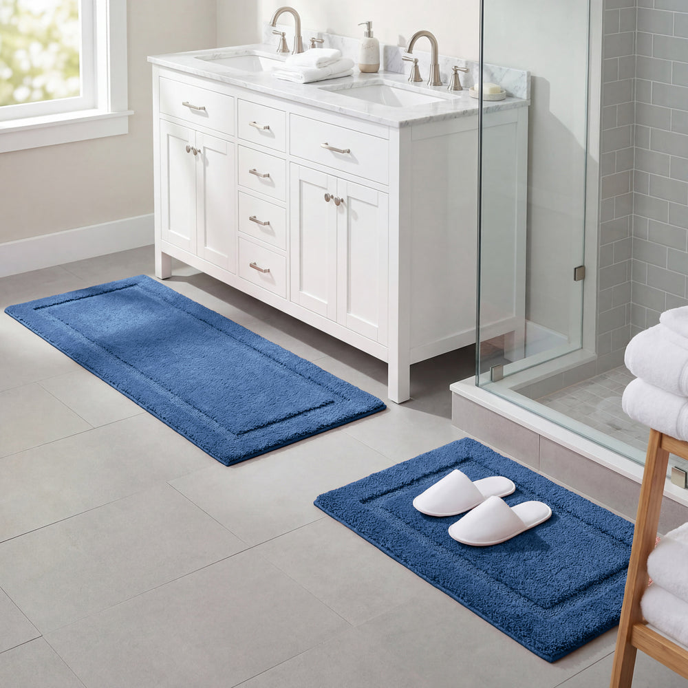 Quick Dry Bath Accent Rug or Runner Rug | The Lakeside Collection