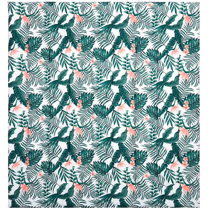 Palm Floral Reversible Full/Queen or King Comforter Set, Decorative Pillow#select-item_king-comforter-set