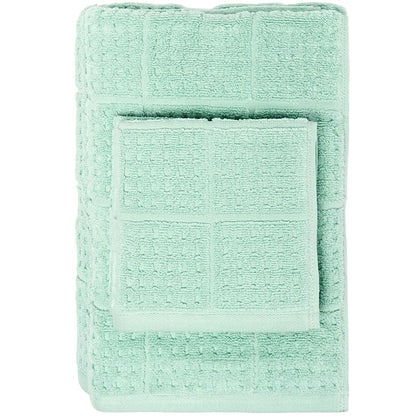 Quick Dry 100% Cotton Bath Towels, 6 Piece Set