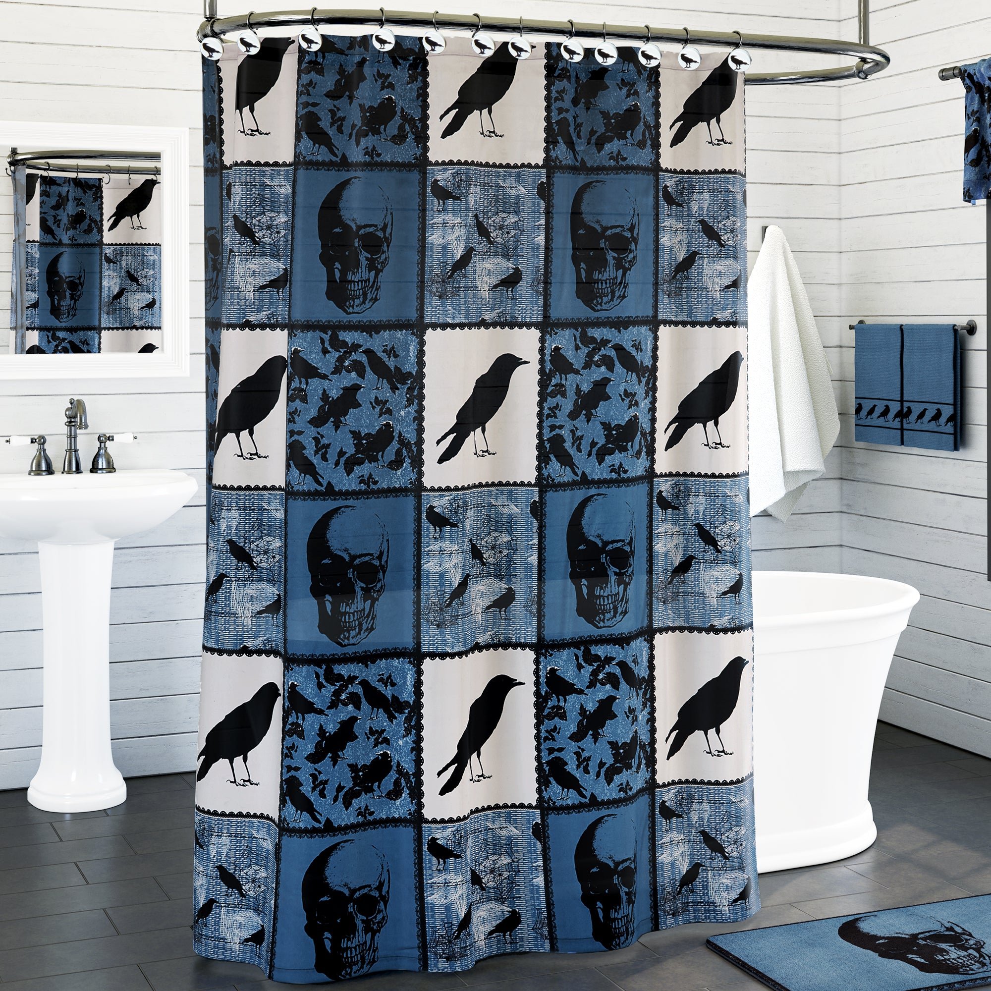 The Raven Shower Curtain