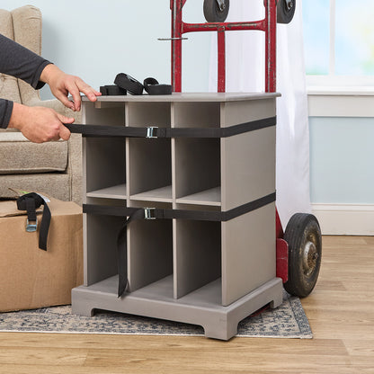 Tie Down Ratchet Lashing Heavy Duty Nylon Securing Straps Set Of 6