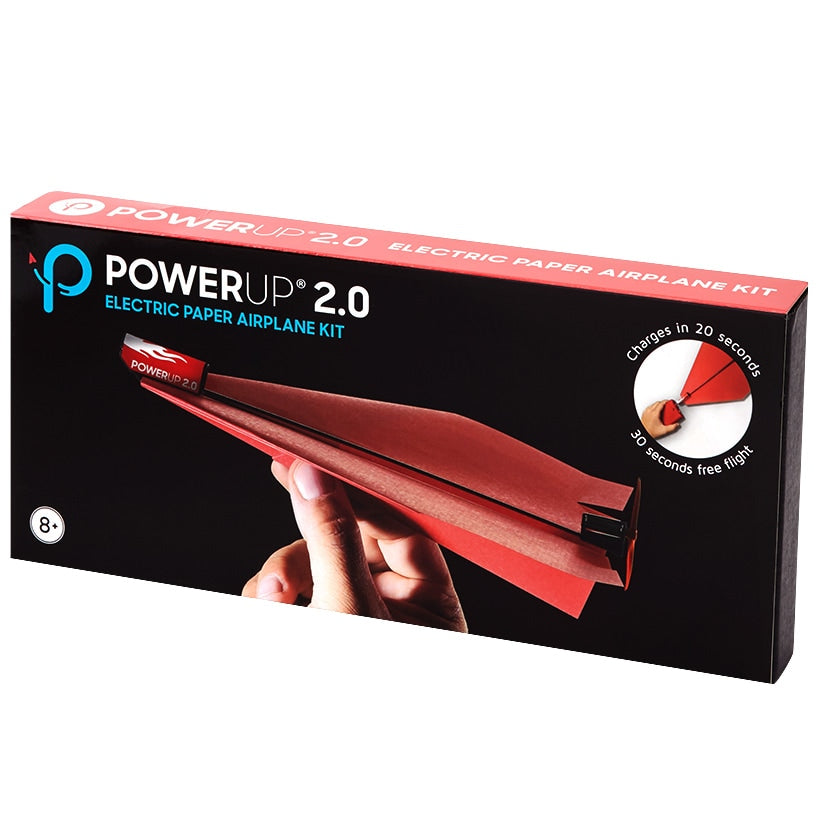 Motorized Paper Airplane Kit - Powerup 2.0, Quick Charge, Easy Control