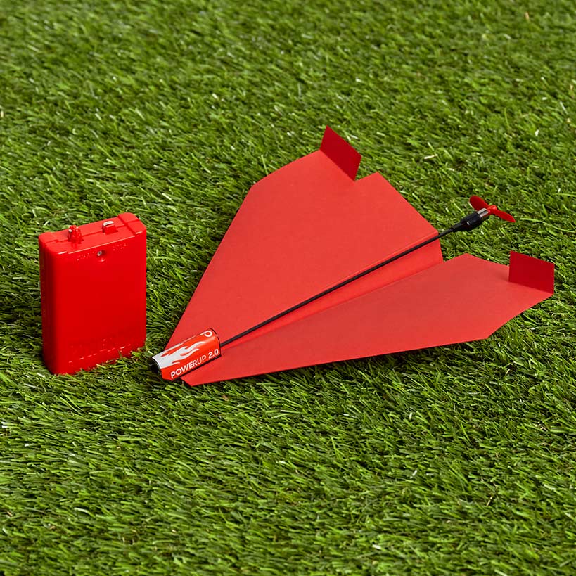 Motorized Paper Airplane Kit - Powerup 2.0, Quick Charge, Easy Control