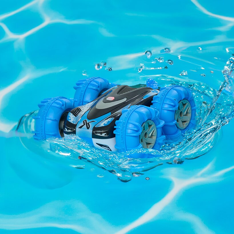 Remote Control 360° Aquacross Car - Rechargeable Land and Water Adventure