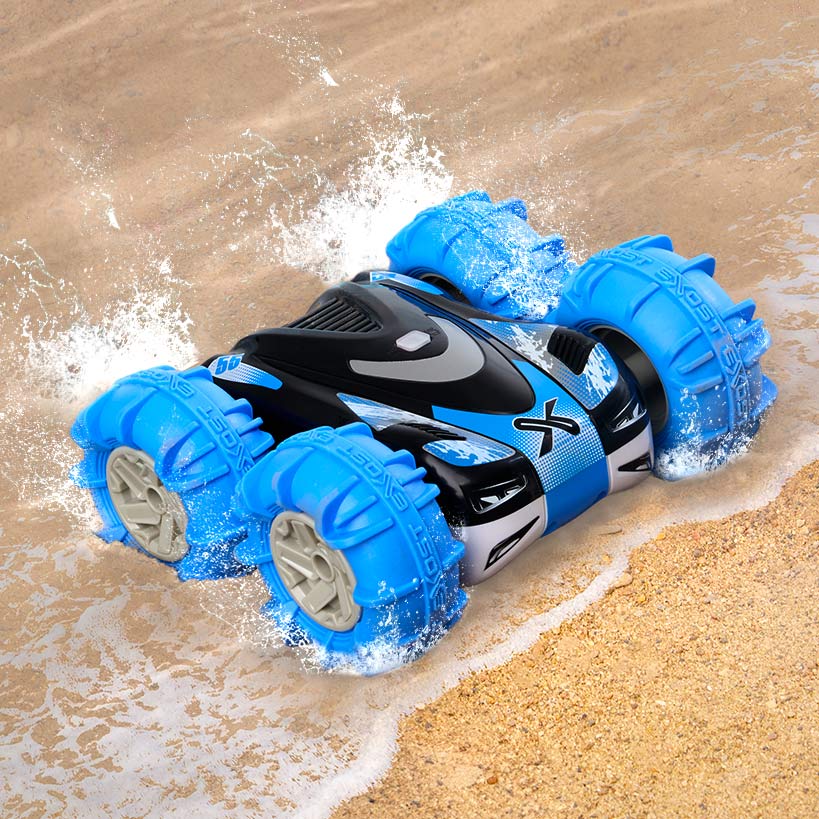 Remote Control 360° Aquacross Car - Rechargeable Land and Water Adventure
