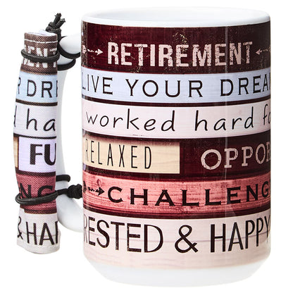 Happy Retirement Gifts - Mug Set or Frame