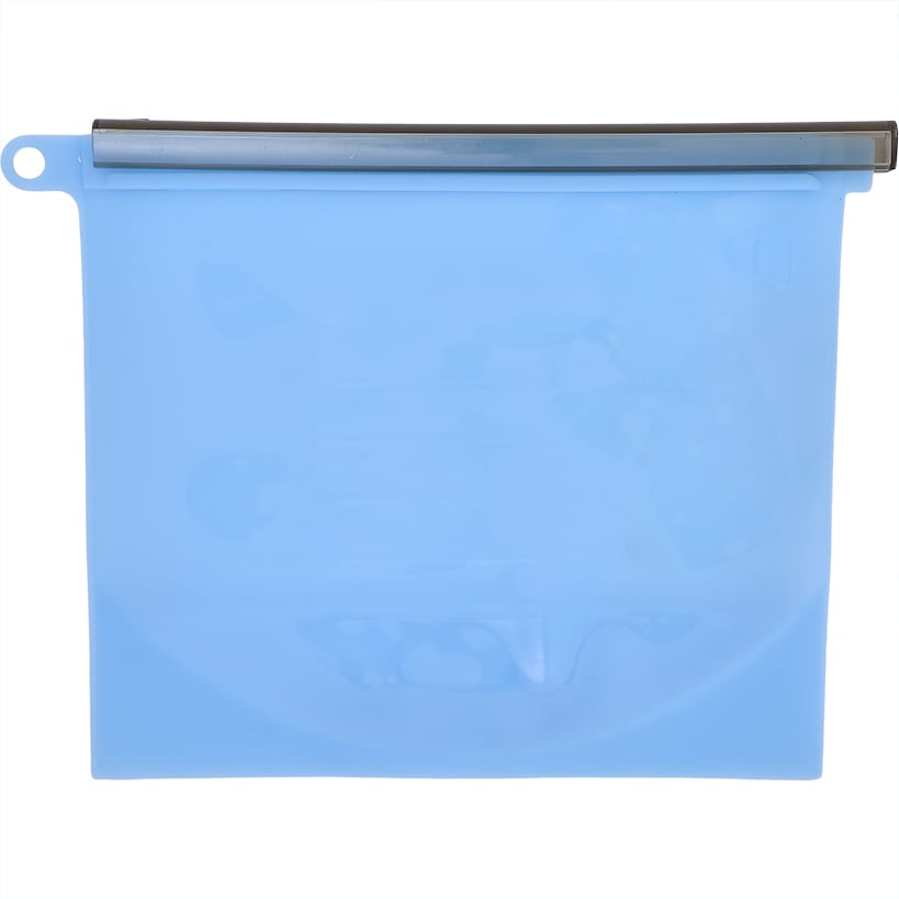 Reusable Blue Silicone Storage Bag