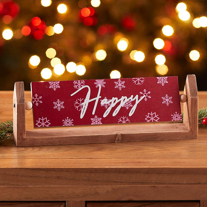 Spinning Double-Sided Signs