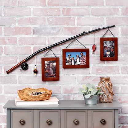 Fishing Themed Decor with Hanging Frames