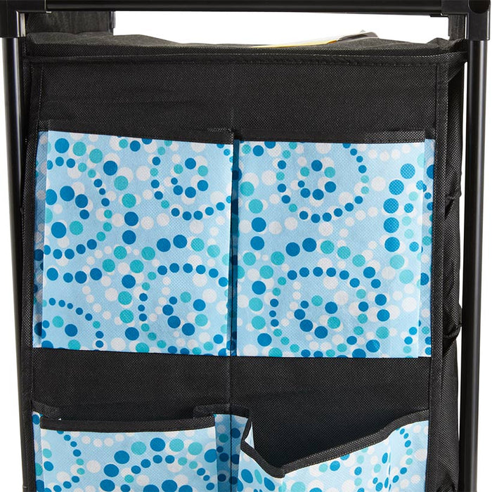 Rolling Shoe Storage Unit with Fabric Cubbies - Springtime | The ...