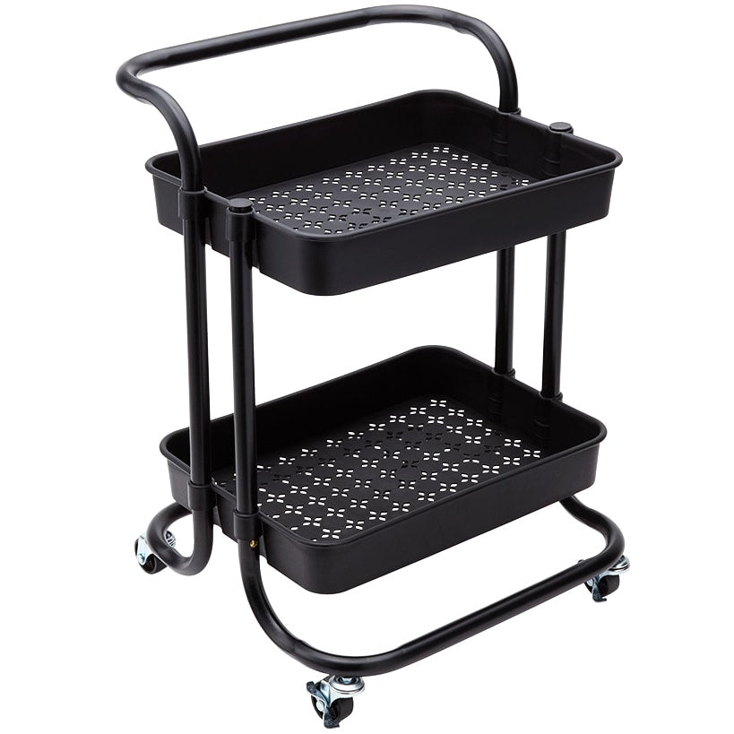Utility Storage Cart with Wheels - Office or Kitchen