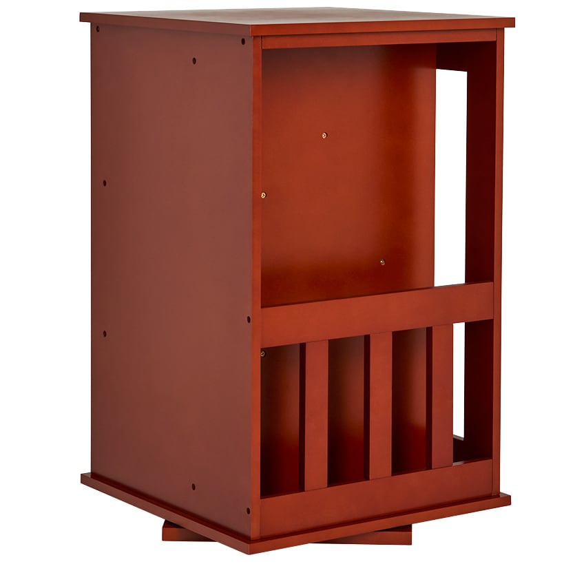 Stylish and Practical Rotating End Table#select-color_walnut