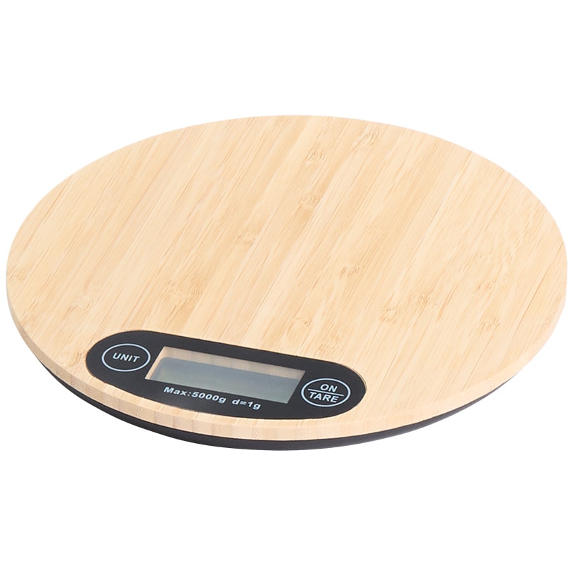 Natural Wood Digital Food Scale