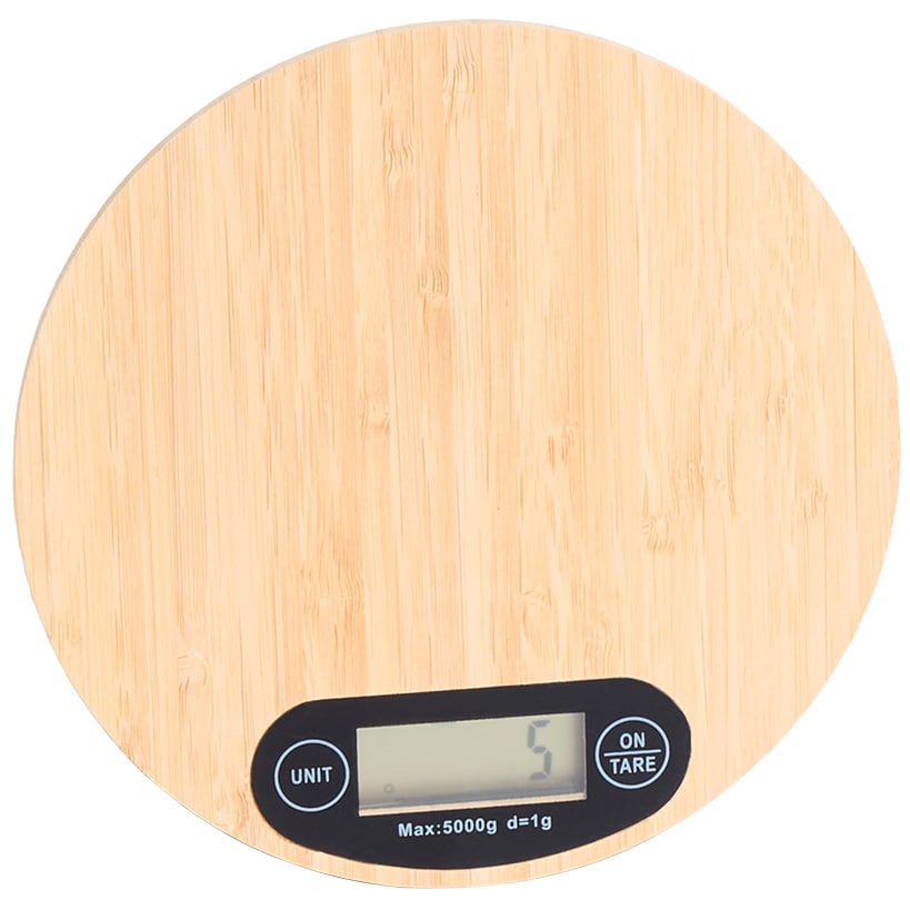 Natural Wood Digital Food Scale