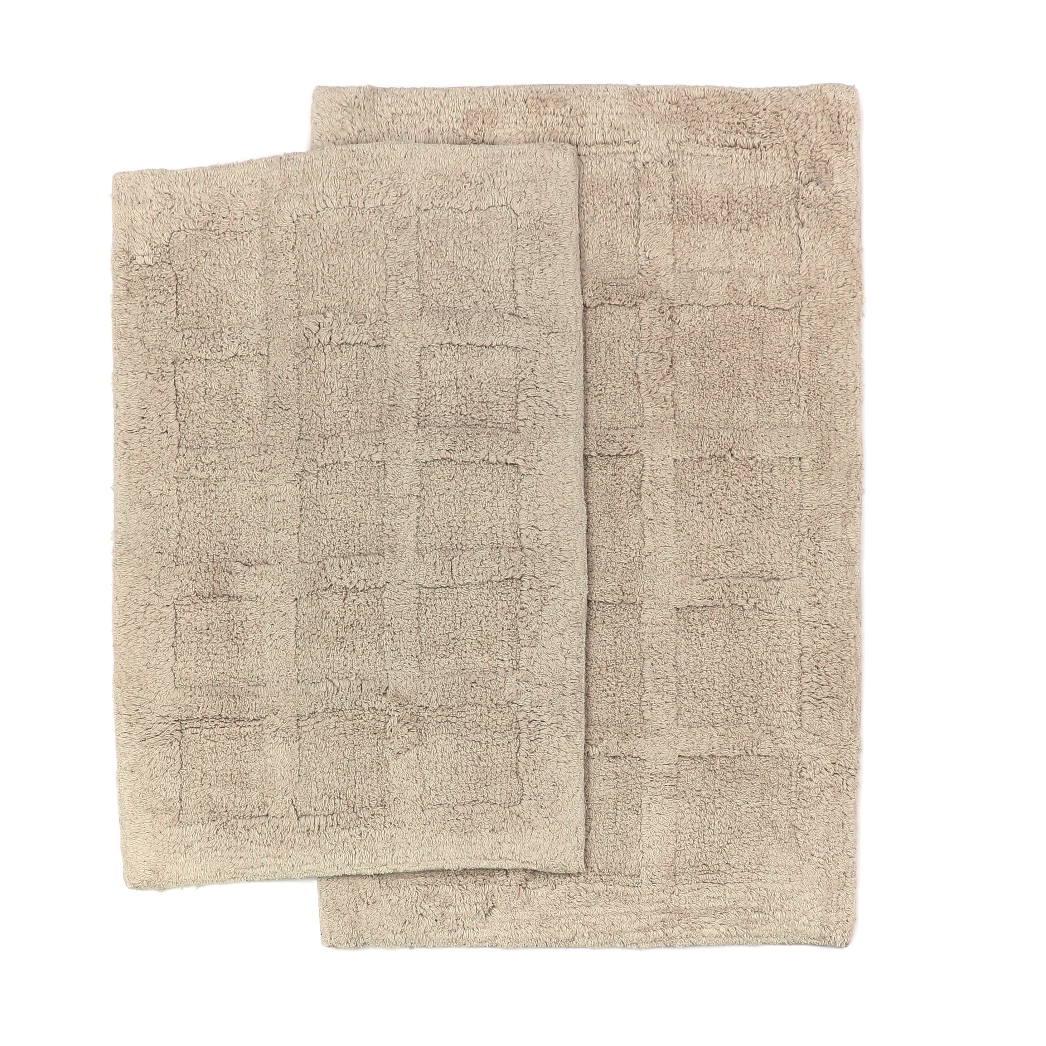 Homewear Sanibel Windowpane Bath Rug Set, 2-Pc.