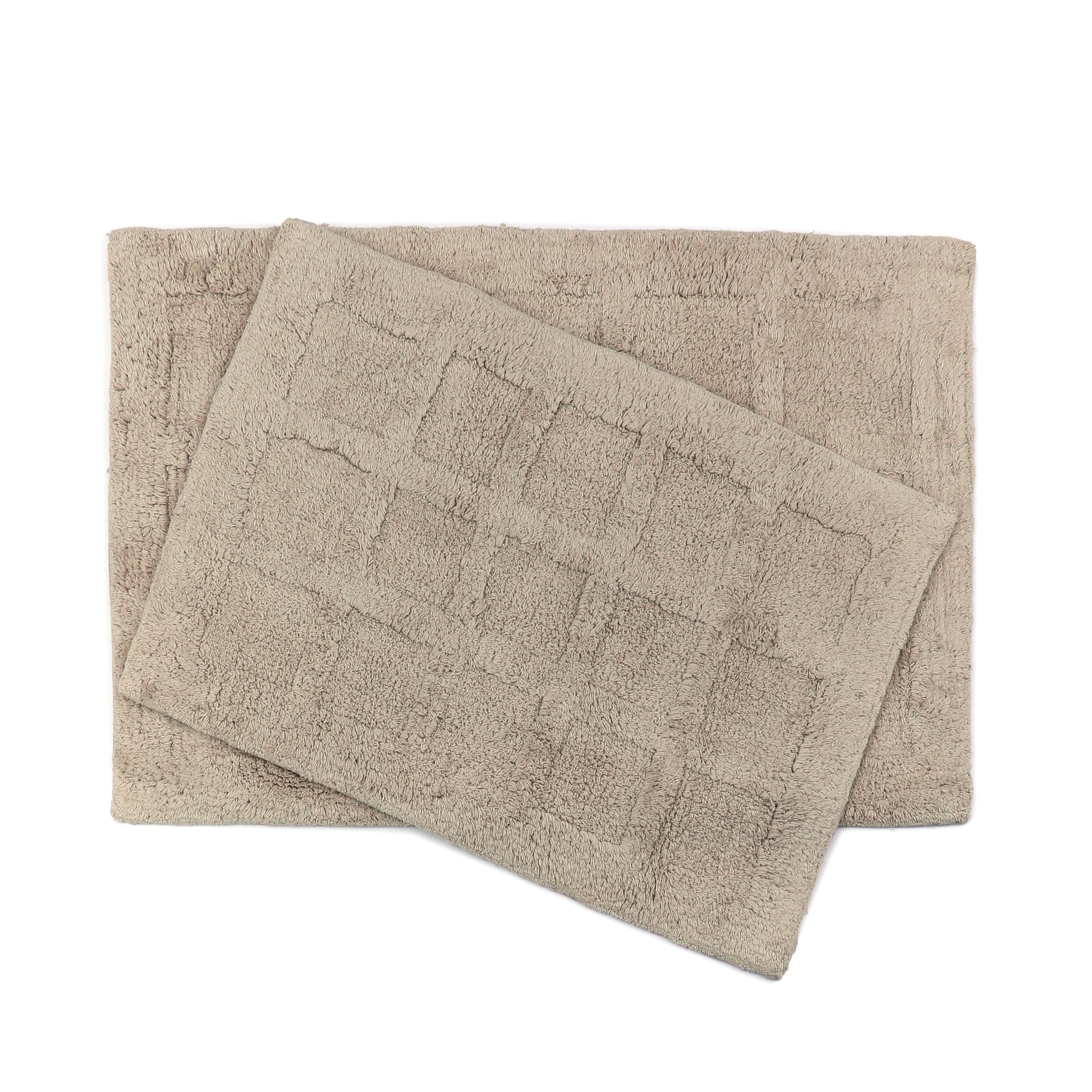Homewear Sanibel Windowpane Bath Rug Set, 2-Pc.