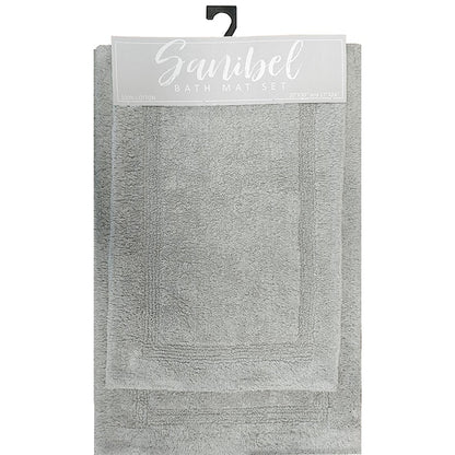 Homewear Sanibel Single Inset Bath Rug Set, 2-Pc.