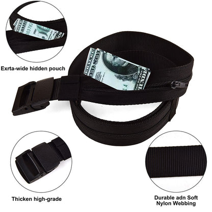 Belt with Hidden Pocket