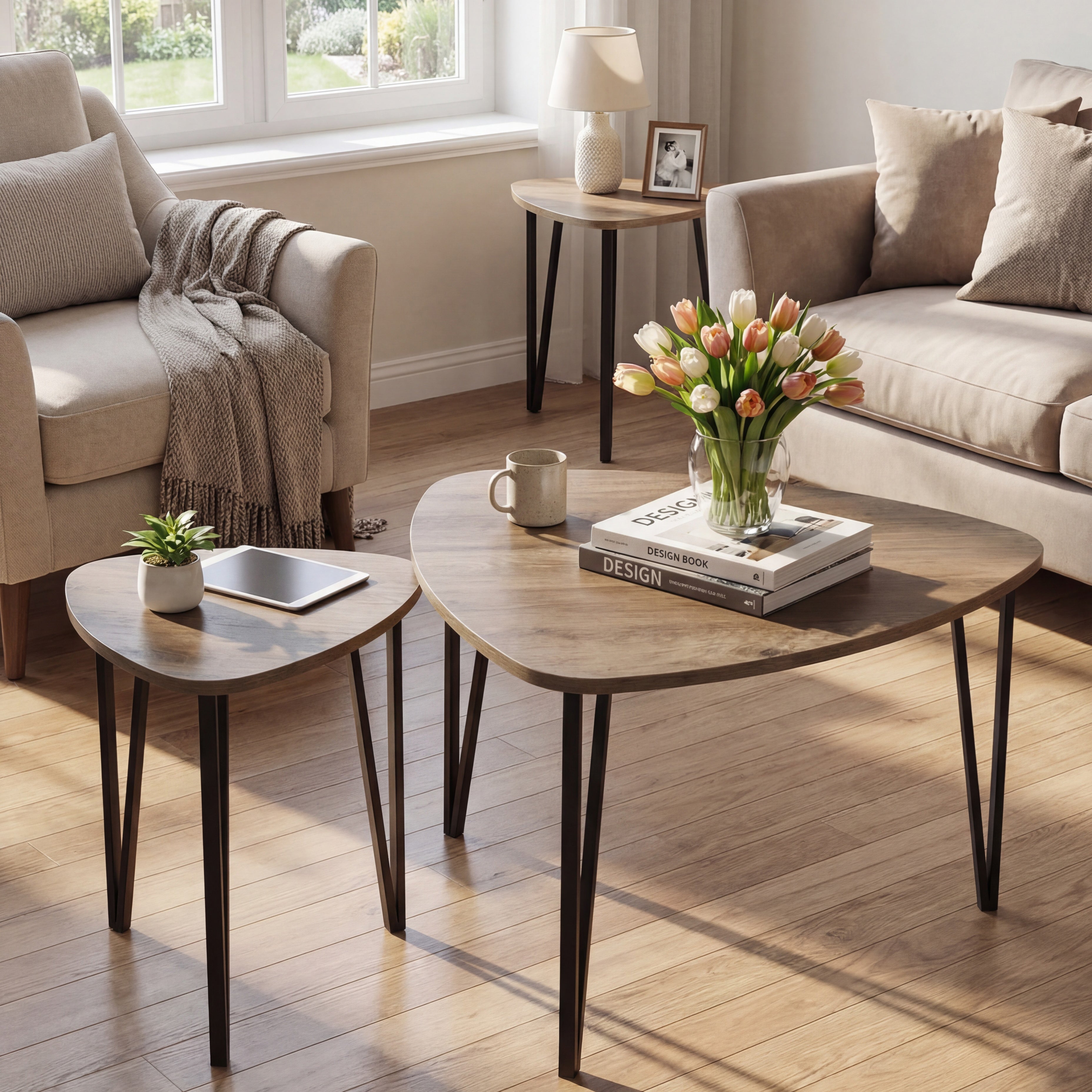 Set of 3 Nesting Coffee End Tables