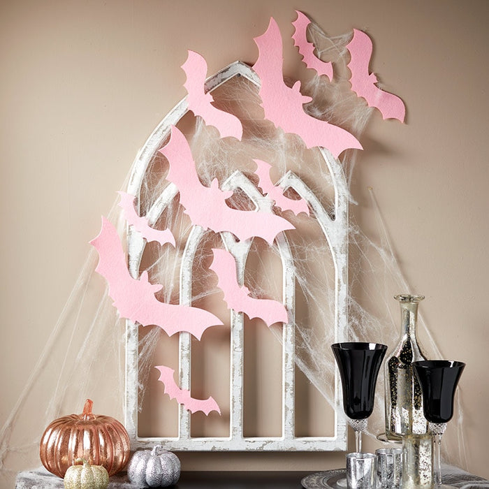 Set of 10 Pink Bats | The Lakeside Collection